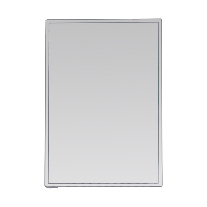 Aluminiumslegering Vanntett Enkeldørs LED Baderomsspeilskap Aluminiumslegering Vanntett Enkeldørs LED Baderomsspeilskap