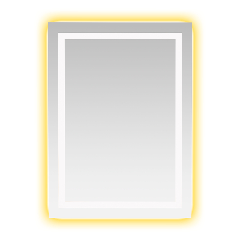 Aluminiumsramme LED Smart dimming Avdugging Bakbelyst baderomsspeil