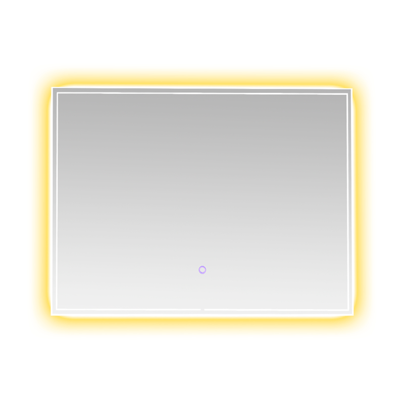 Aluminiumsramme LED Smart dimming Avdugging Bakbelyst baderomsspeil