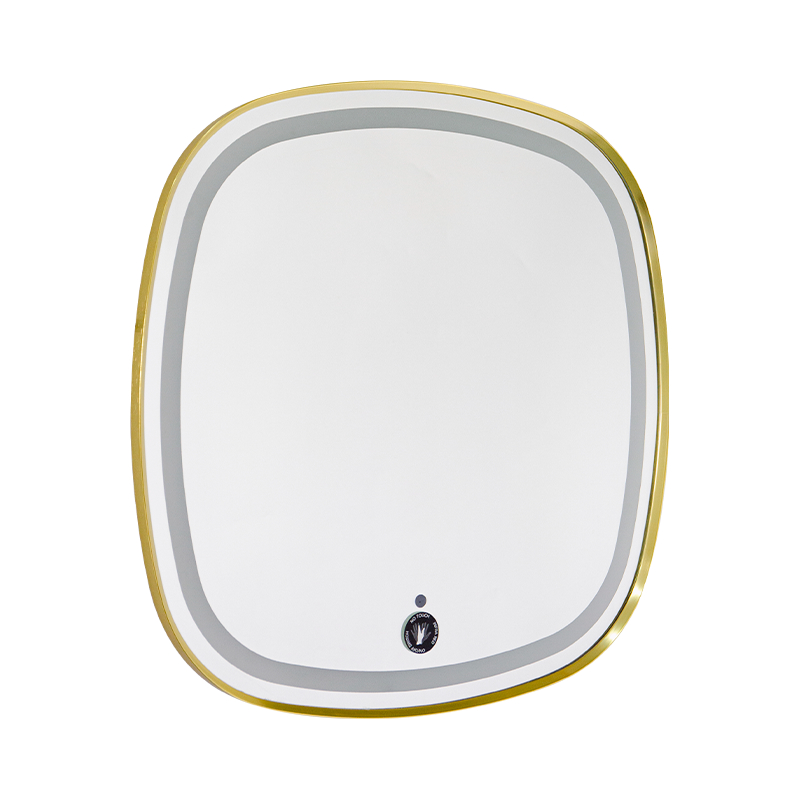 Aluminiumsramme LED Smart dimming Avdugging Bakbelyst baderomsspeil