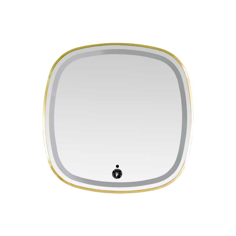 Aluminiumsramme LED Smart dimming Avdugging Bakbelyst baderomsspeil